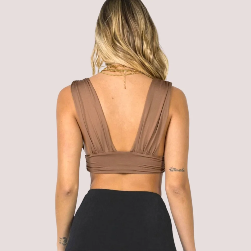 Princess Polly Suki Crop Top Women's Size 2 - Picture 3 of 7